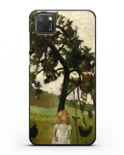 Чехол Елизавета с курицей под яблоней (Модерзон-Беккер Паула) силиконовый для Honor 9S