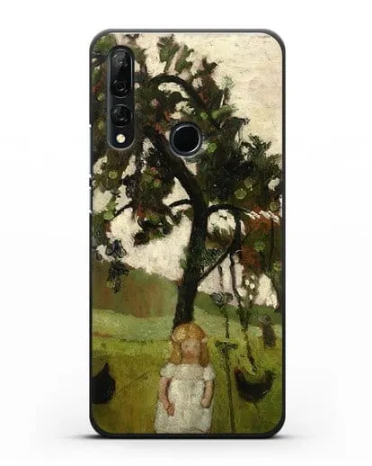 Чехол Елизавета с курицей под яблоней (Модерзон-Беккер Паула) силиконовый для Honor 9X