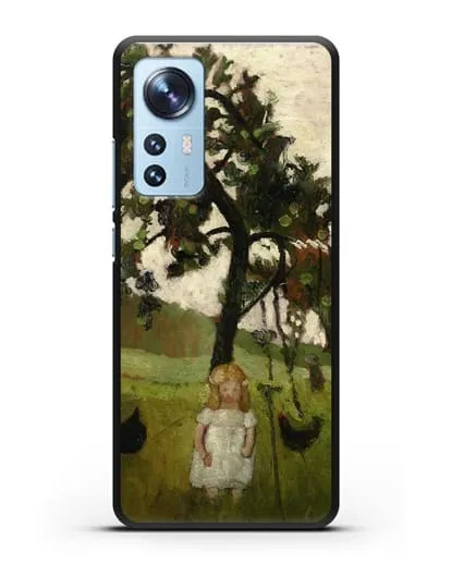 Чехол Елизавета с курицей под яблоней (Модерзон-Беккер Паула) силиконовый для Xiaomi 12X