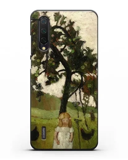 Чехол Елизавета с курицей под яблоней (Модерзон-Беккер Паула) силиконовый для Xiaomi Mi A3 Lite