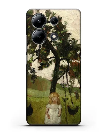 Чехол Елизавета с курицей под яблоней (Модерзон-Беккер Паула) силиконовый для Xiaomi Redmi Note 13 4G