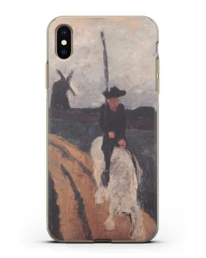 Чехол Мигель де Сервантес (Модерзон-Беккер Паула) силиконовый для iPhone XS Max