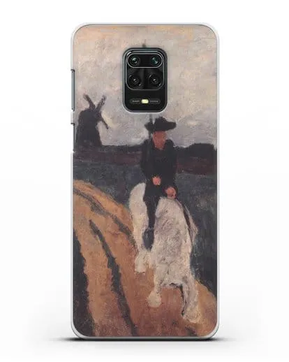 Чехол Мигель де Сервантес (Модерзон-Беккер Паула) силиконовый для Xiaomi Redmi Note 9 Pro