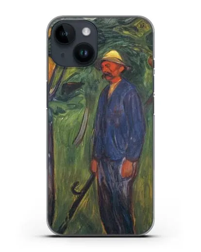 Чехол Плодородие II (Мунк Эдвард) силиконовый для iPhone 14