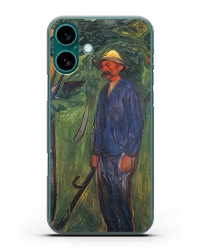 Чехол Плодородие II (Мунк Эдвард) силиконовый для iPhone 16 Plus