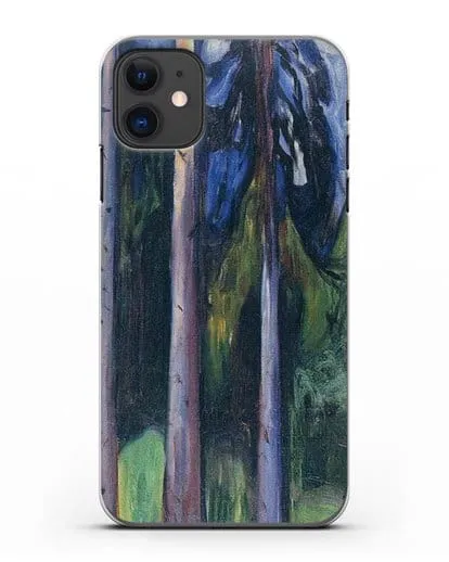 Чехол Лес (Мунк Эдвард) силиконовый для iPhone 11