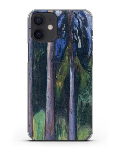 Чехол Лес (Мунк Эдвард) силиконовый для iPhone 12 mini