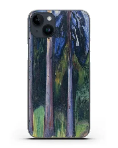 Чехол Лес (Мунк Эдвард) силиконовый для iPhone 14 Plus