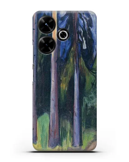 Чехол Лес (Мунк Эдвард) силиконовый для Xiaomi Poco M6