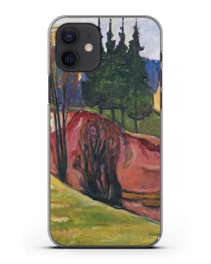 Чехол Тюрингенский Лес (Мунк Эдвард) силиконовый для iPhone 12