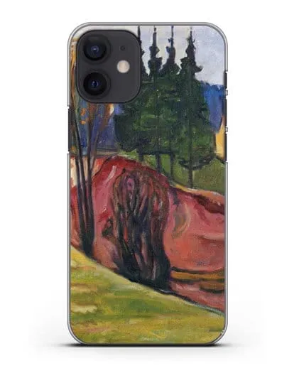 Чехол Тюрингенский Лес (Мунк Эдвард) силиконовый для iPhone 12 mini