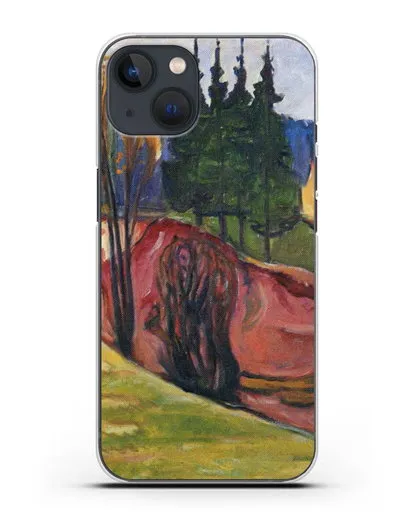 Чехол Тюрингенский Лес (Мунк Эдвард) силиконовый для iPhone 13 Mini