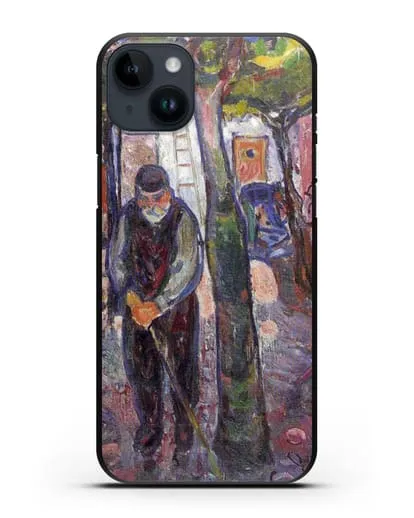 Чехол Старик в Варнемюнде (Мунк Эдвард) силиконовый для iPhone 14 Plus