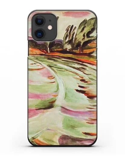 Чехол Волна (Мунк Эдвард) силиконовый для iPhone 11