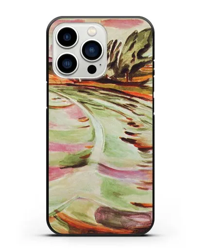 Чехол Волна (Мунк Эдвард) силиконовый для iPhone 13 Pro