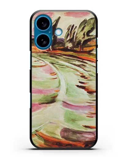 Чехол Волна (Мунк Эдвард) силиконовый для iPhone 16