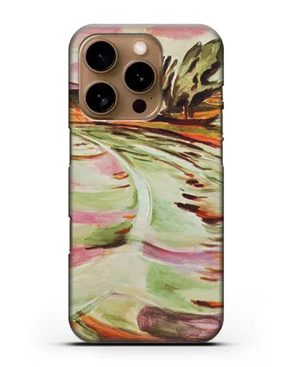 Чехол Волна (Мунк Эдвард) силиконовый для iPhone 16 Pro