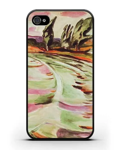 Чехол Волна (Мунк Эдвард) силиконовый для iPhone 4/4s