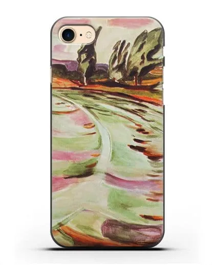 Чехол Волна (Мунк Эдвард) силиконовый для iPhone 8