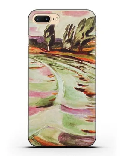 Чехол Волна (Мунк Эдвард) силиконовый для iPhone 8 Plus