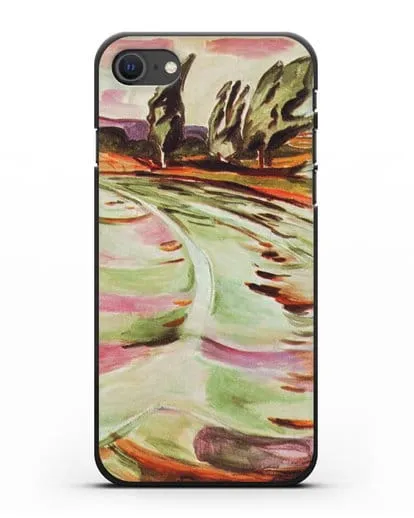 Чехол Волна (Мунк Эдвард) силиконовый для iPhone SE 2020