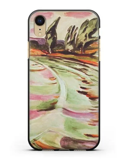 Чехол Волна (Мунк Эдвард) силиконовый для iPhone XR