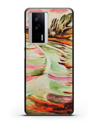 Чехол Волна (Мунк Эдвард) силиконовый для Xiaomi Poco F5 Pro