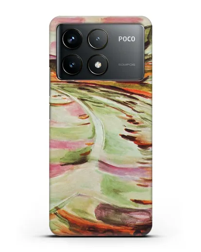 Чехол Волна (Мунк Эдвард) силиконовый для Xiaomi Poco F6 Pro