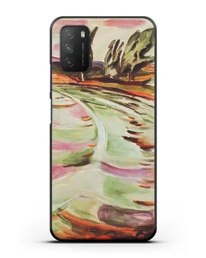 Чехол Волна (Мунк Эдвард) силиконовый для Xiaomi Poco M3