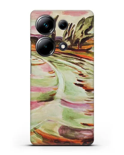 Чехол Волна (Мунк Эдвард) силиконовый для Xiaomi Poco M6 Pro