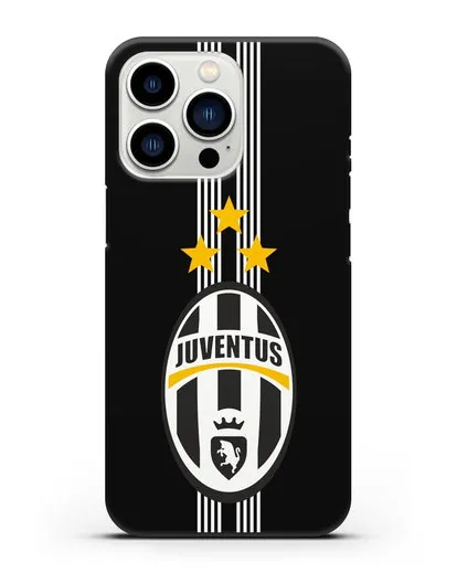 Чехол с логотипом Ювентус силиконовый для iPhone 13 Pro