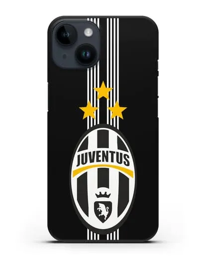Чехол с логотипом Ювентус силиконовый для iPhone 14