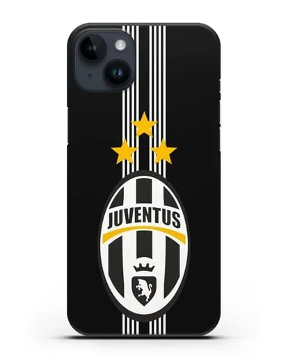 Чехол с логотипом Ювентус силиконовый для iPhone 14 Plus