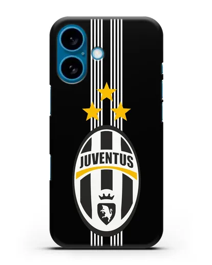 Чехол с логотипом Ювентус силиконовый для iPhone 16