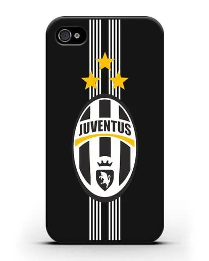 Чехол с логотипом Ювентус силиконовый для iPhone 4/4s