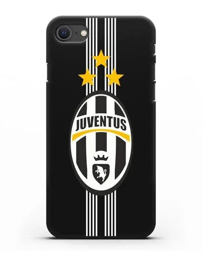 Чехол с логотипом Ювентус силиконовый для iPhone SE 2020