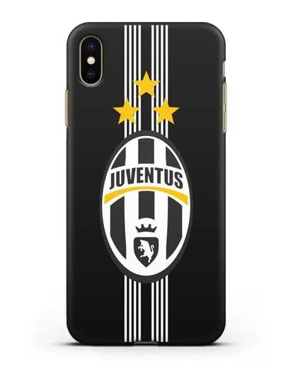 Чехол с логотипом Ювентус силиконовый для iPhone XS Max