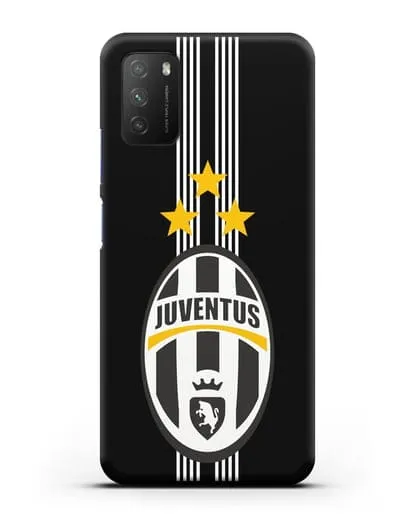 Чехол с логотипом Ювентус силиконовый для Xiaomi Poco M3