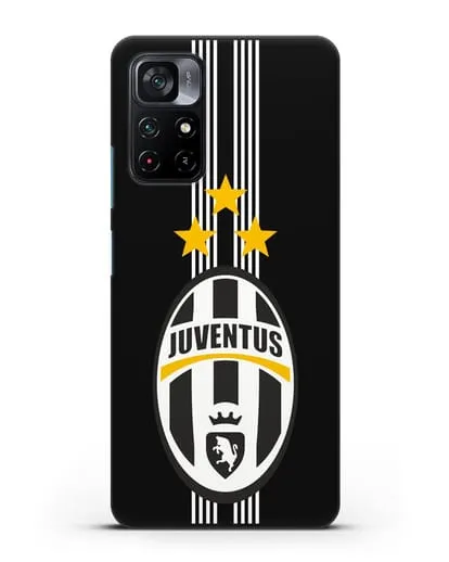 Чехол с логотипом Ювентус силиконовый для Xiaomi Poco M4 Pro 5G