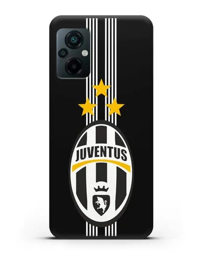 Чехол с логотипом Ювентус силиконовый для Xiaomi Poco M5