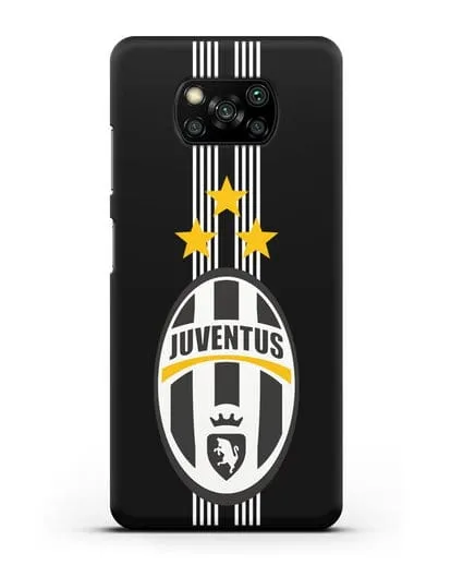 Чехол с логотипом Ювентус силиконовый для Xiaomi Poco X3