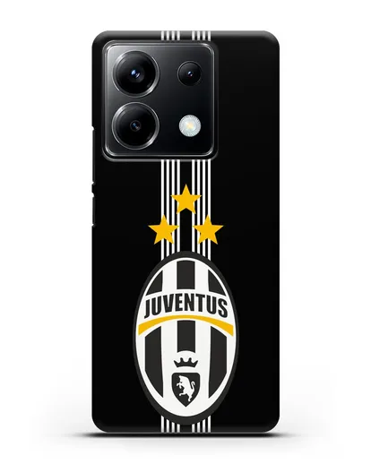 Чехол с логотипом Ювентус силиконовый для Xiaomi Poco X6