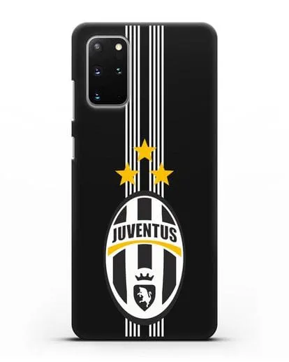 Чехол с логотипом Ювентус силиконовый для Samsung Galaxy S20 Plus [SM-G985F]
