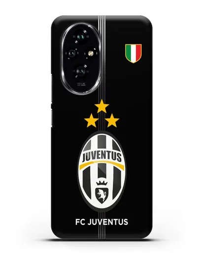Чехол Ювентус со звездами и флагом Италии силиконовый для Honor 200