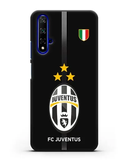 Чехол Ювентус со звездами и флагом Италии силиконовый для Honor 20