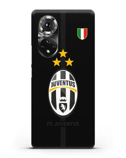Чехол Ювентус со звездами и флагом Италии силиконовый для Honor 50