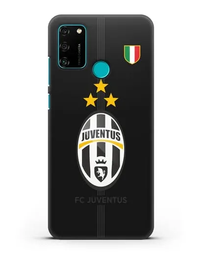 Чехол Ювентус со звездами и флагом Италии силиконовый для Honor 9A