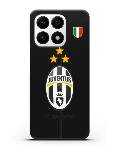 Чехол Ювентус со звездами и флагом Италии силиконовый для Honor X8a