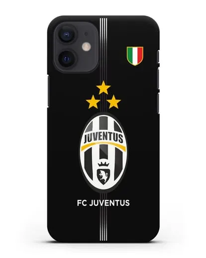 Чехол Ювентус со звездами и флагом Италии силиконовый для iPhone 12 mini