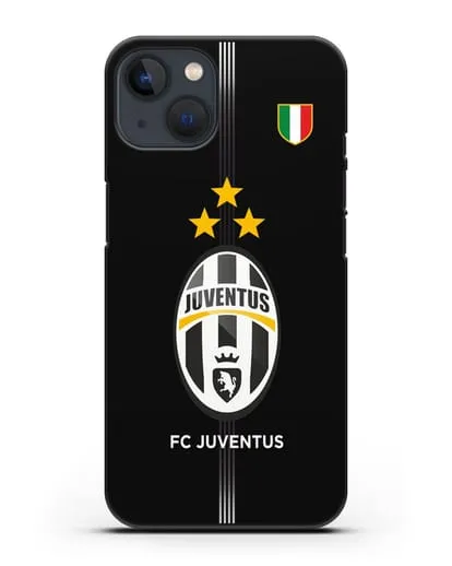 Чехол Ювентус со звездами и флагом Италии силиконовый для iPhone 13 Mini
